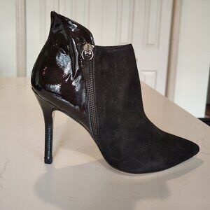 Christopher Paris - Italian Made High Heel Black Suede Ankle Boot